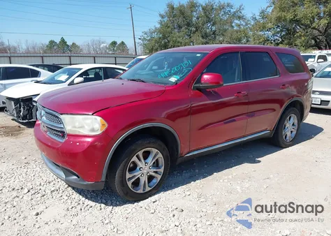 2013 Dodge Durango Sxt z USA, uszkodzony, nr VIN 1C4RDHAGXDC527330